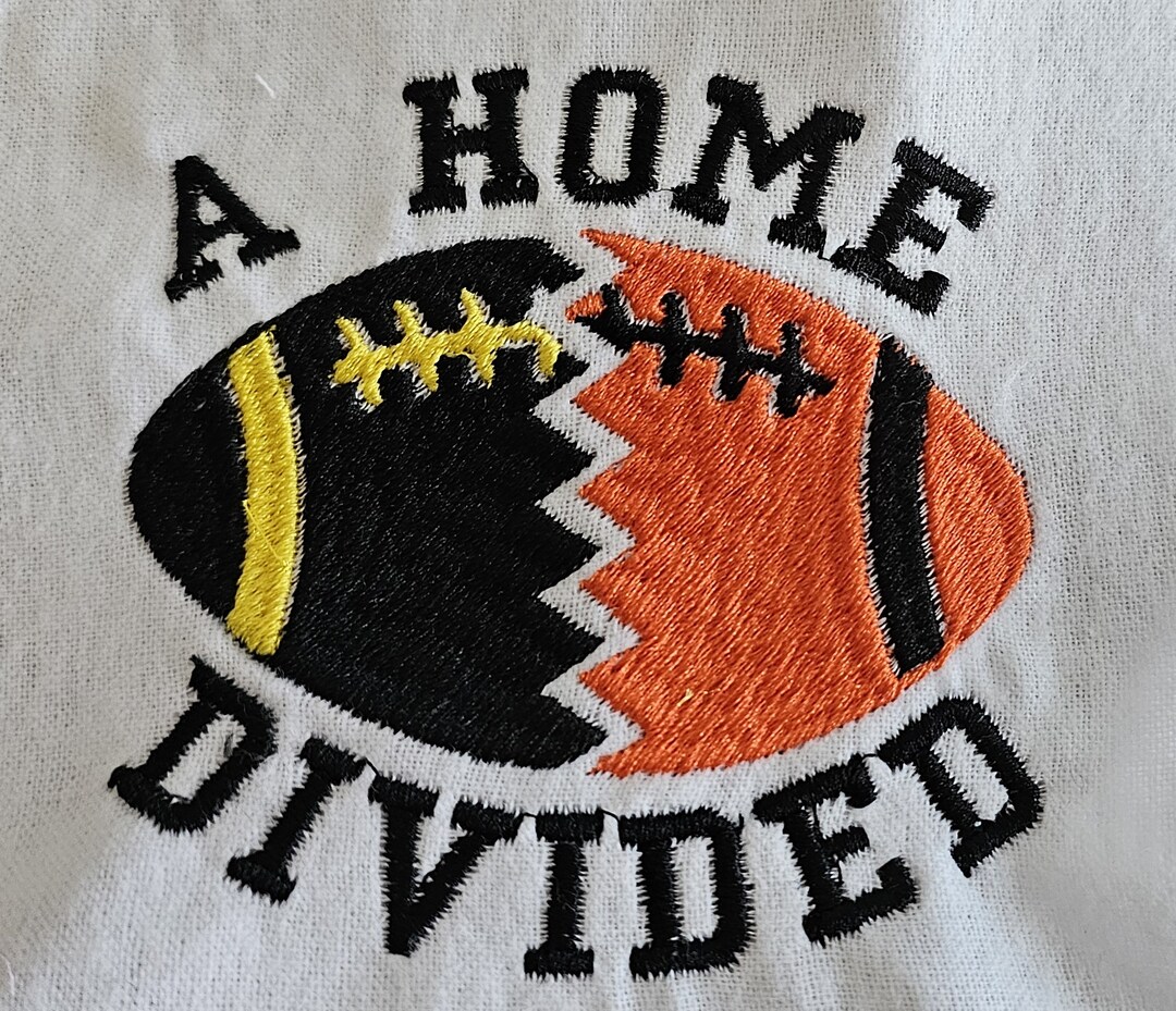 Embroidered House Divided Onesies Handmade to order MakerPlace